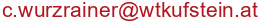 Elektronische Adresse von Christoph Wurzrainer i.R.
